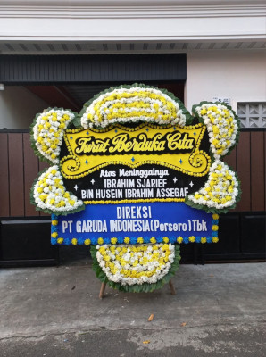 Papan Bunga Duka di Pasar Lama